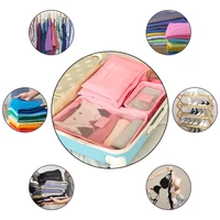 6pcs Travel Organizer Storage Bags Portable Travel Suitcases Organizer Travel Bag For Women Luggage Organizer Clothes Shoes Bag 2