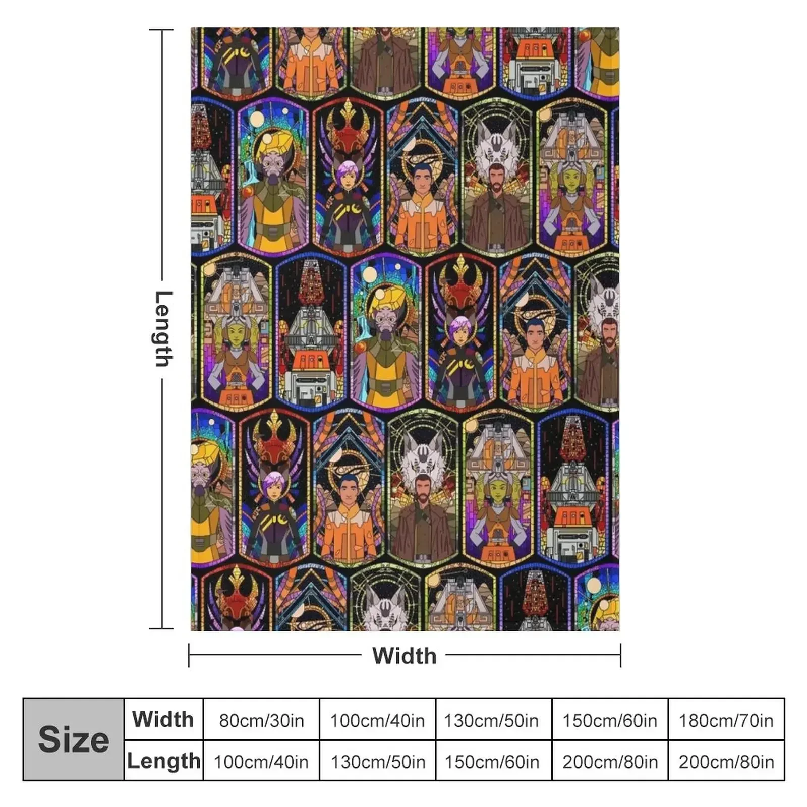 ghost crew stained glass Throw Blanket Luxury St Winter beds Decorative Sofas Tourist Blankets