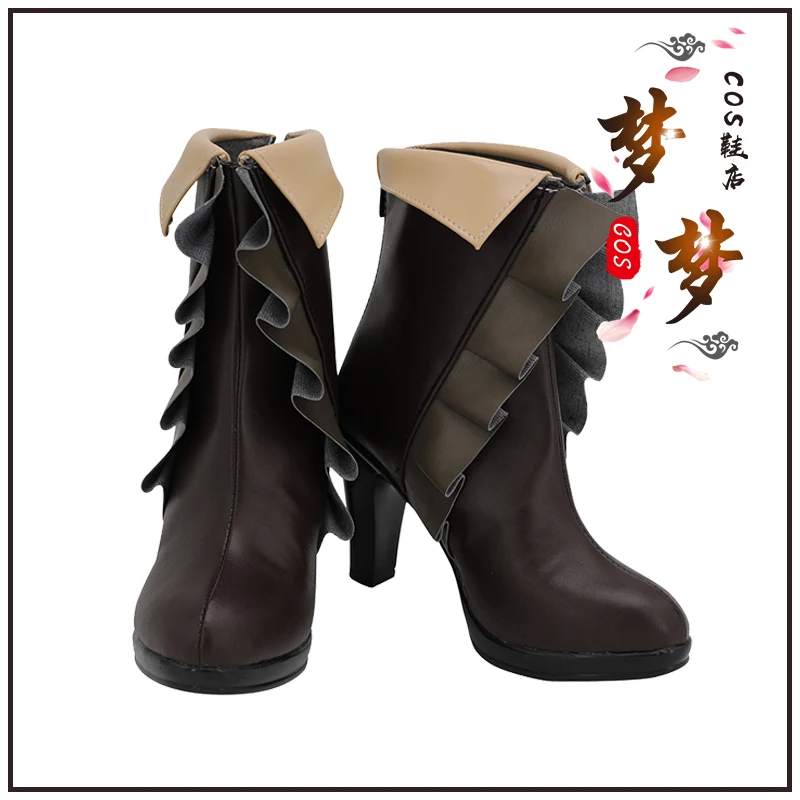 Arifureta Shokugyou de Sekai Saikyou Yue أحذية كوسبلاي أحذية الهالوين زي أحذية عالية الكعب