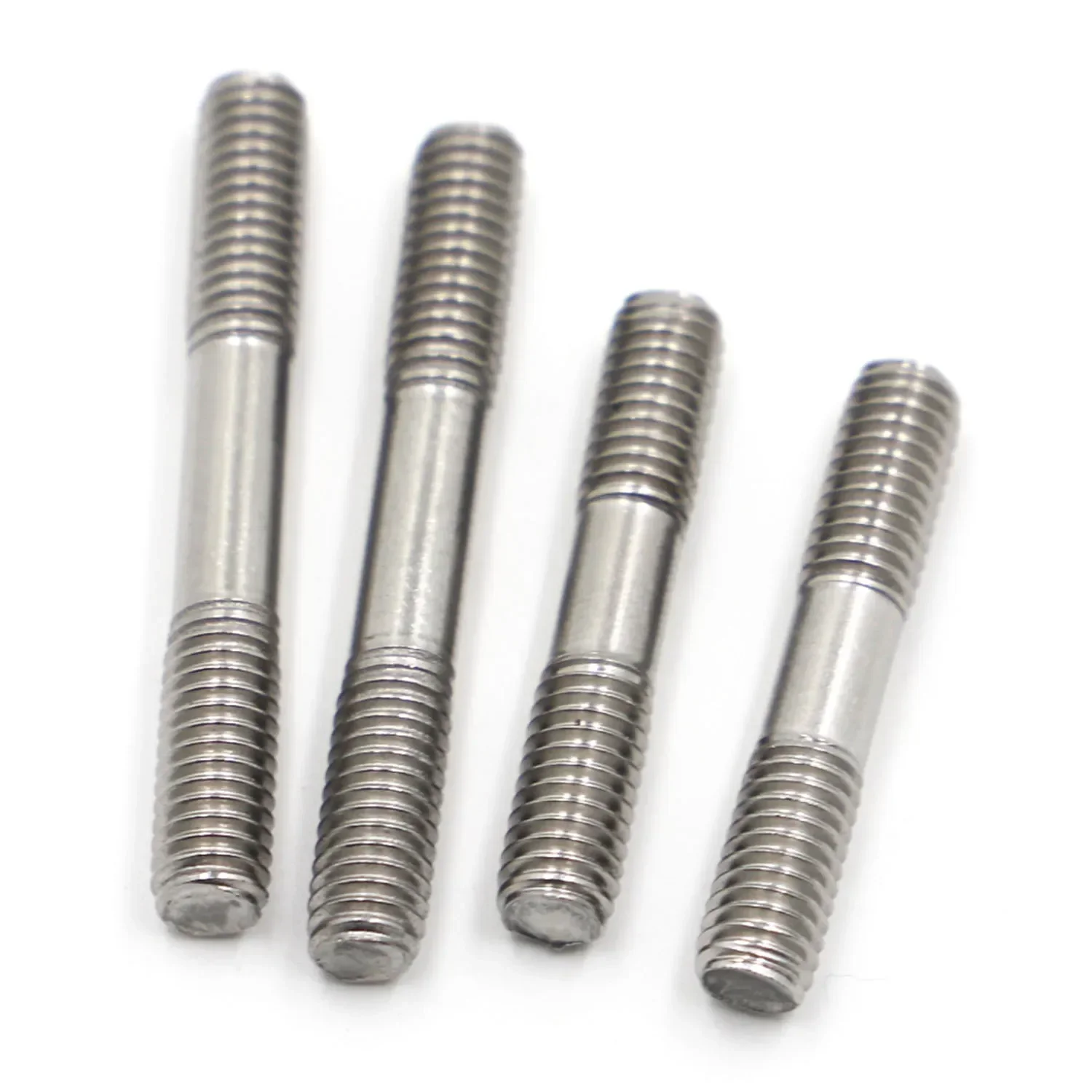 M3 M4 M5 M6 M8 304 Tornillo de perno de acero inoxidable Varilla de diente Perno de doble cabeza Perno Srod