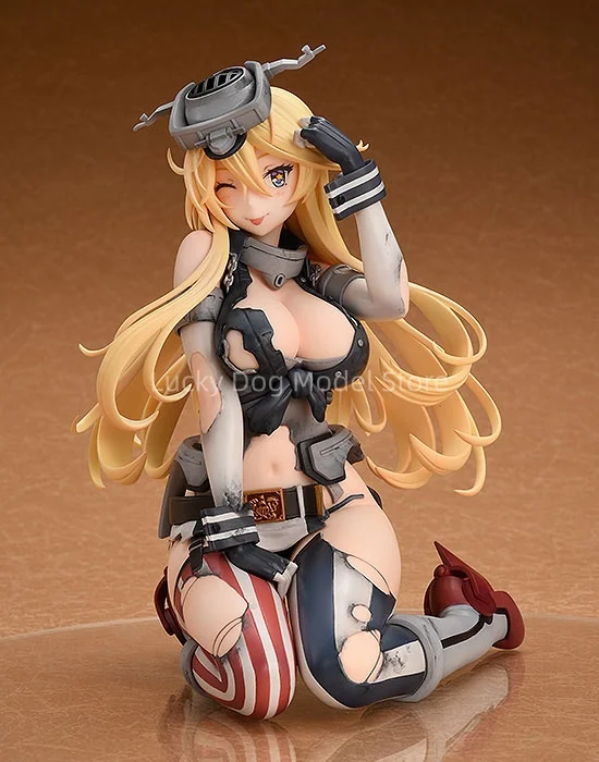100% Original Kantai Collection -Kan Colle- Iowa Half-Damaged heavy Armament Ver. 1/8 Action Figure Anime Model Toys Gift view 2
