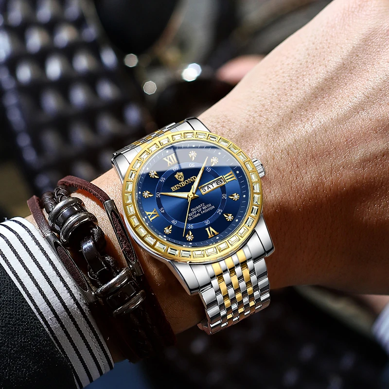2025 العلامة التجارية الفاخرة موضة غواص ساعة الرجال 30ATM مقاوم للماء تاريخ ساعة الرياضة ساعات رجالي كوارتز ساعة اليد Relogio Masculino