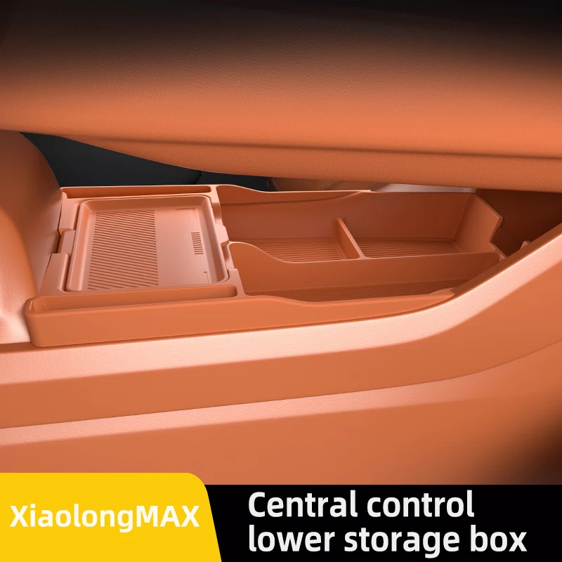 

For Haval KAROQ Xiaolong MAX 2025 Storage Box Center Armrest Hidden Box Cup Holder Organizer Interior Accessories