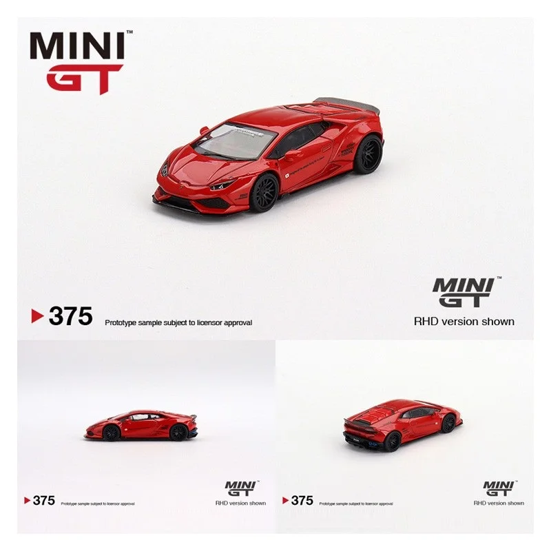 TSM MINI GT 1:64 #375 Huracan EVO  Die-cast alloy car model  gifts