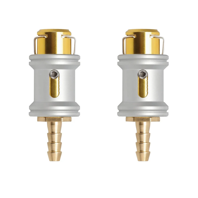 2pcs 6mm Car Tire Valve Clip Pump Nozzle Clamp Solid Brass Quick Connect Inflation Connector Car Air Chuck Inflator Pump Adapter - view 2