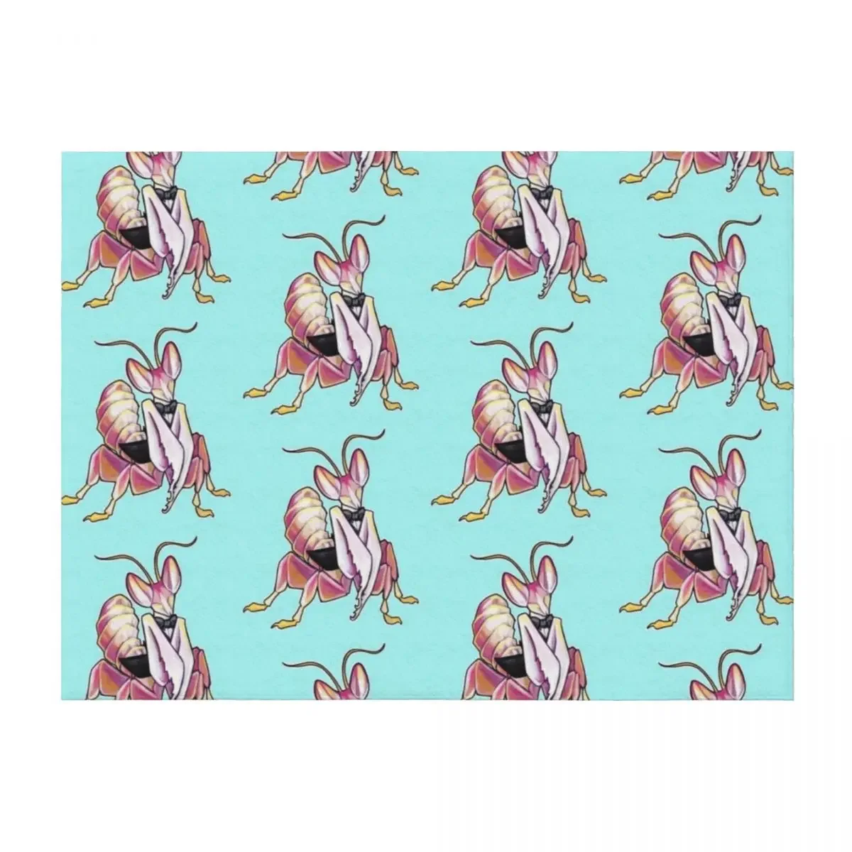 

Shim the fancy pants orchid mantis Throw Blanket Extra Large Throw Sofa Quilt bed plaid Bed linens Blankets