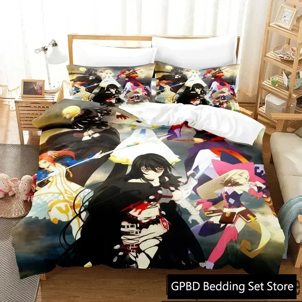 

3D Print Tales of Berseria Bedding Set Bedroom Soft Modern Bedspreads Comefortable Kids Duvet Cover Quilt Cover And Pillowcase