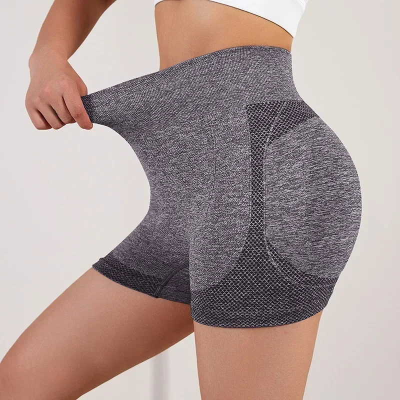 Nieuwe Vrouwen Push-Up Shorts Fitness Hoge Taille Sportbroek Voor Vrouwen Yoga Kleding Gym Shorts Gebreide Broek