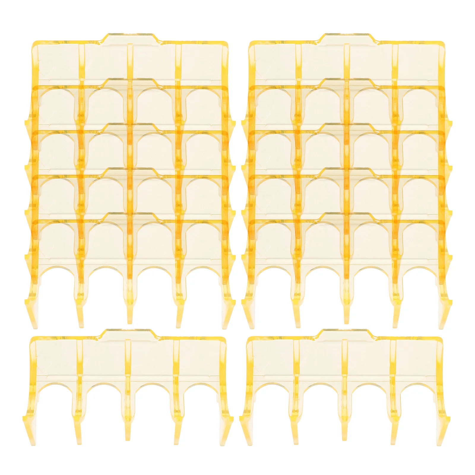 

12 Pcs Hair Curlers Holder Rod Holder Hairdressing Roller Rack Curling Rods Salon s Heat Resistant Plastic Storage