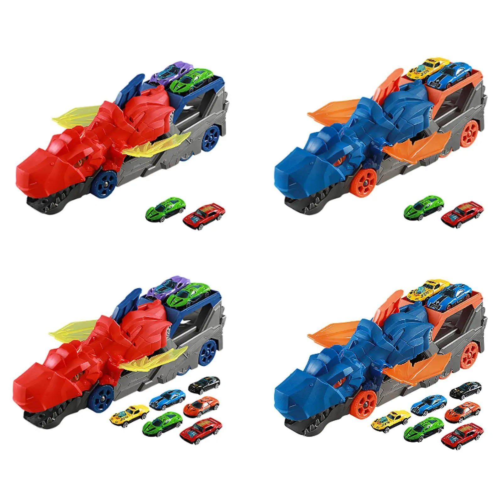 Dinosaur Transport Truck Toy Toddler Truck Toys for Birthday Gift Preschool