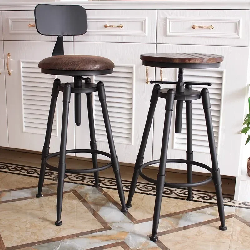 2025 upgrade Chair Rotating Lift Chair High Footrest Backrest High Foot Chair Modern Simple