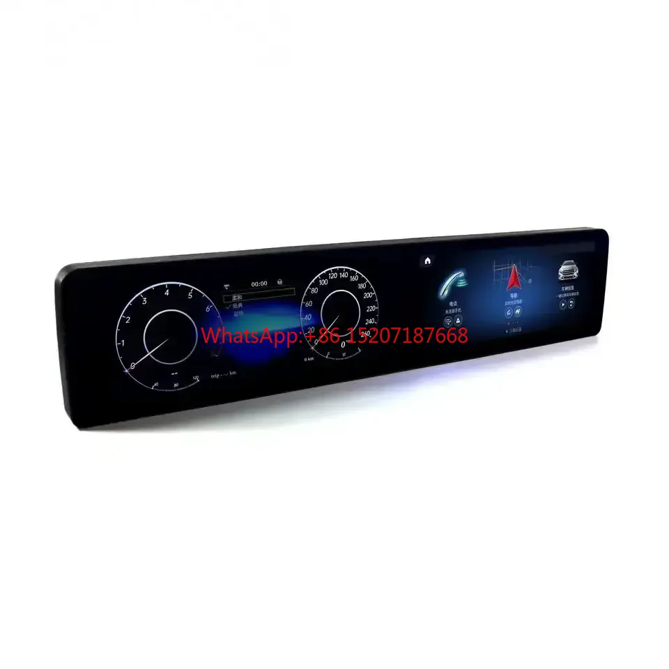 

New Design 12.3 inch For Mercedes Benz S class W221 To W222 Dual Screen Android Radio Cluster Digital Instrument Stereo Upgrade