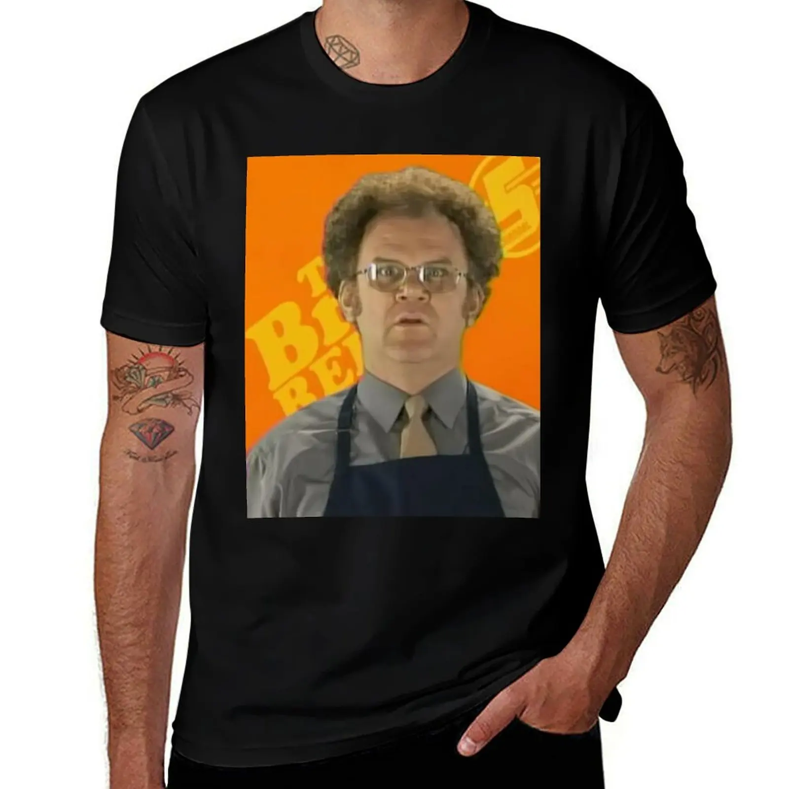 dr steve brule T-Shirt Casual All Match Tee Shirt for Men