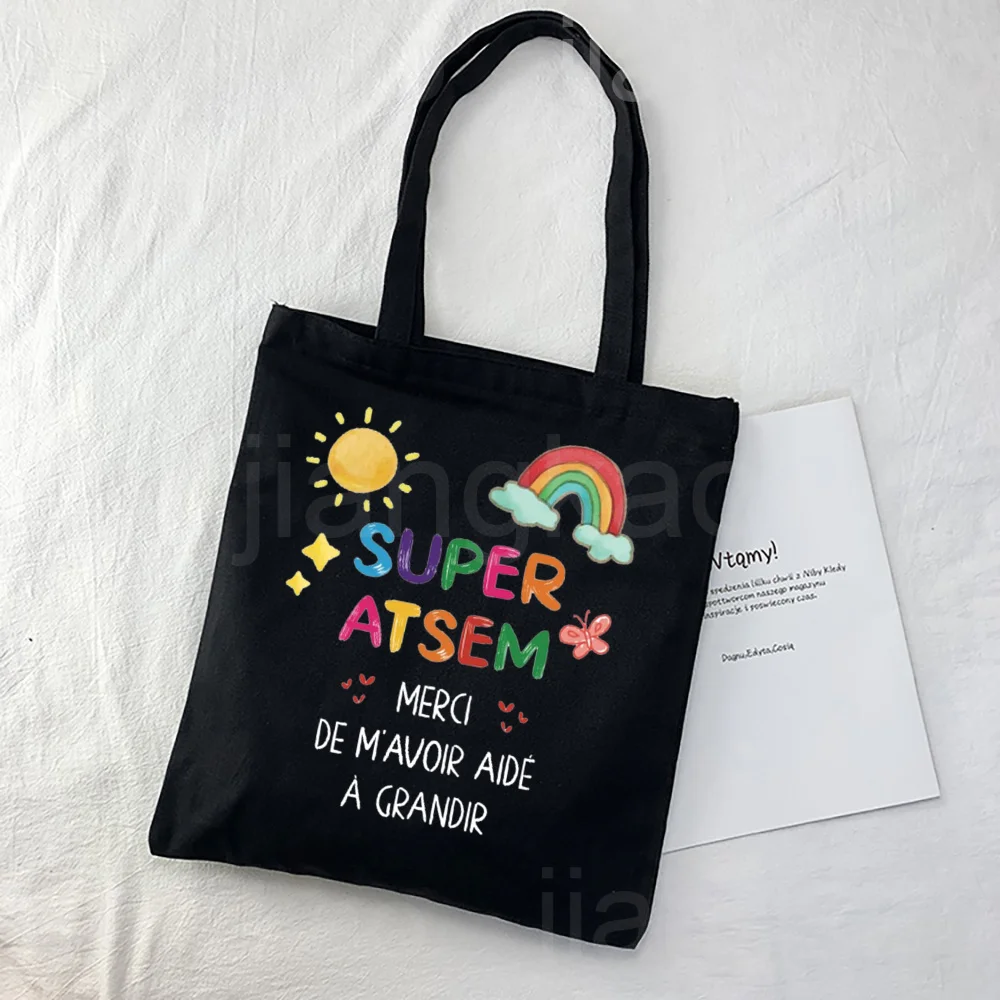 

Женская сумка-тоут с принтом "I Am The Best Atsem in The World", сумка для покупок, подарок на День учителя