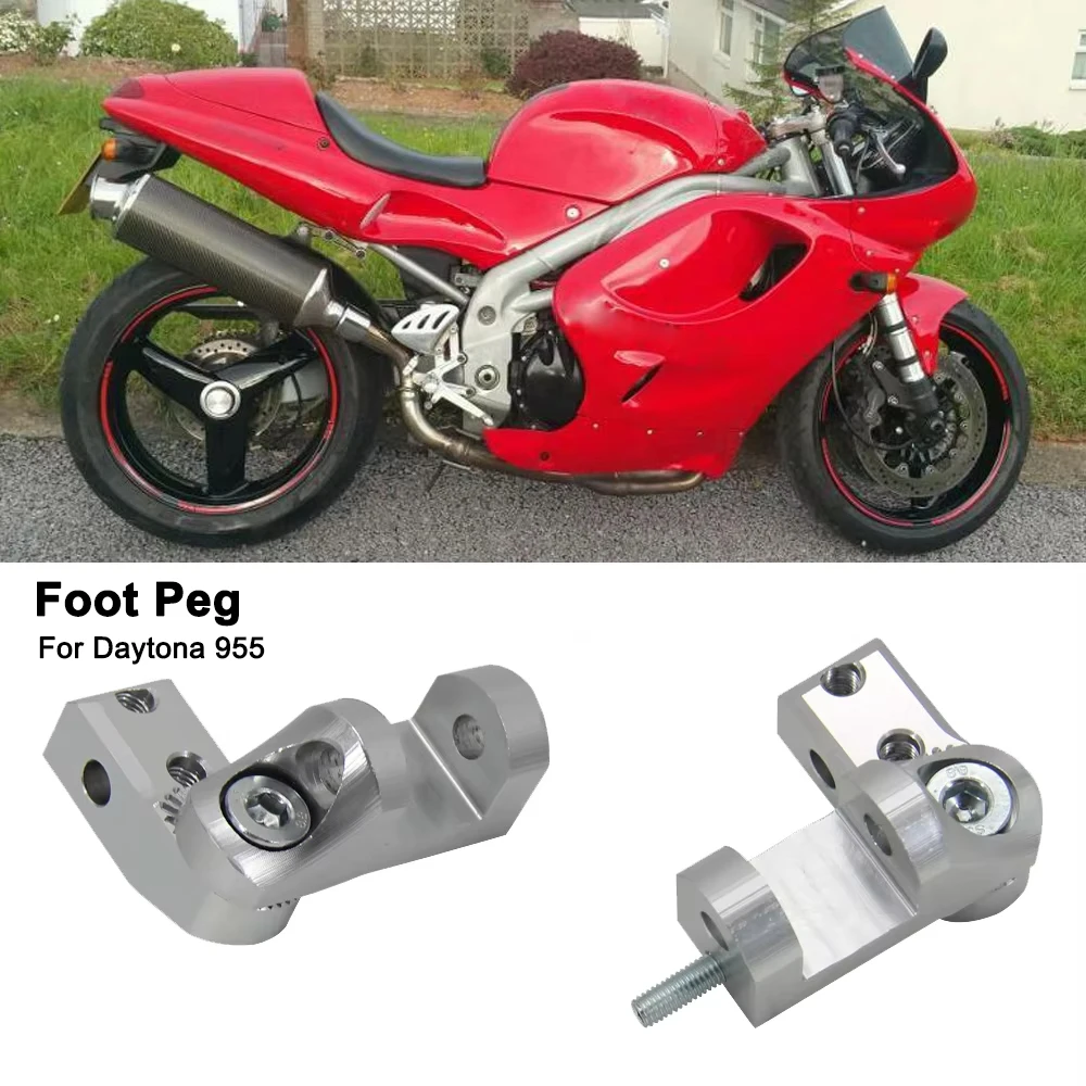 

NEW Motorcycle Foot Peg Passenger Footpeg Lowering Kit For Daytona 955 Daytona T595