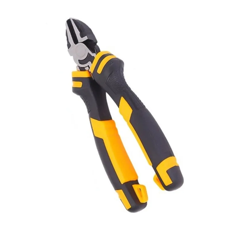 DTA4-Carbon Steel Diagonal Cutting Pliers With Non-Slip Handles - For Electrical And Construction Maintenance
