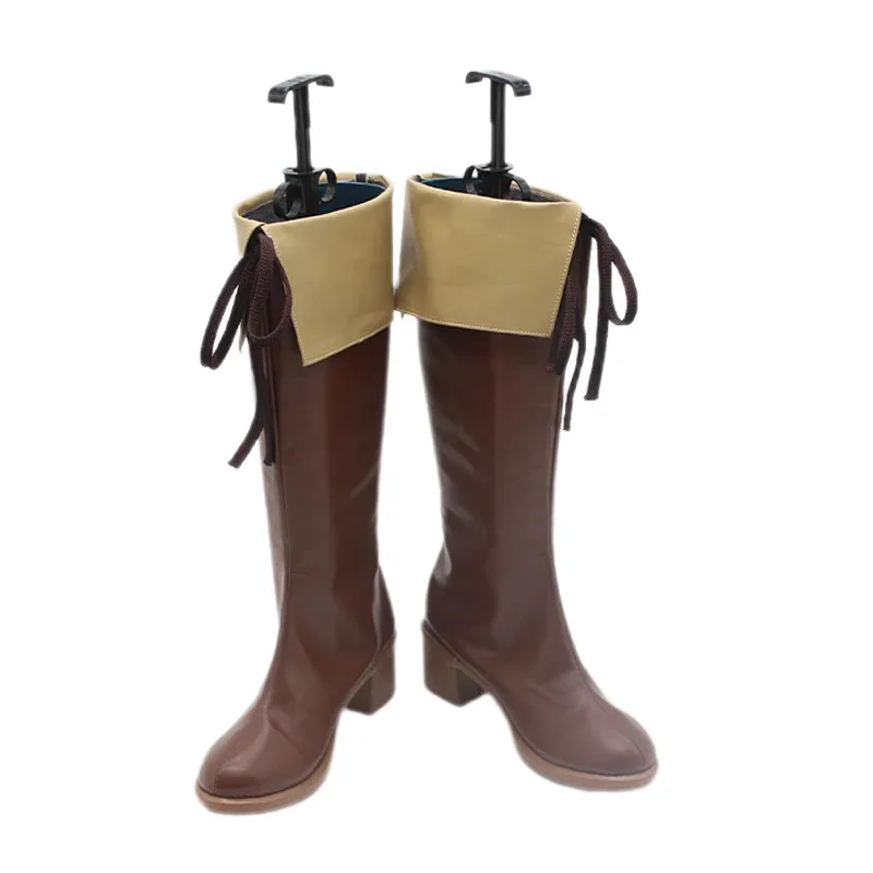 Anime game "Magic Girl Megumin" - Aqua boots for water theme cosplay, suitable for Halloween and Christmas parties