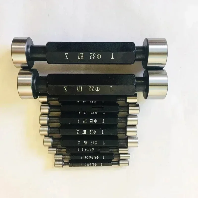 H7 Smooth Plug Gauge 2-30mm Inner Diameter Detection Plug Gauge, Precision Aperture Clearance Inspection Gauge