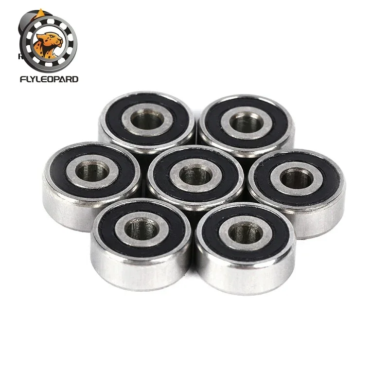 2Pcs S608 2RS Stainless Steel Ball Bearing ABEC-9 8x22x7 mm Deep Groove Rubber Sealed Ball Bearings