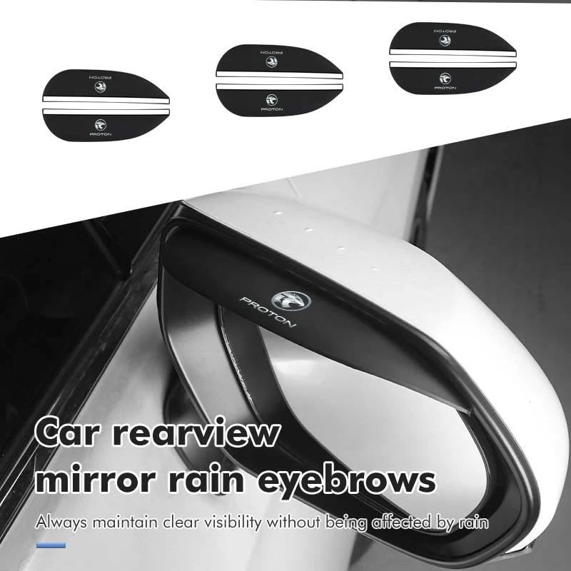 

2 шт., автомобильное зеркало заднего вида, непромокаемая наклейка для Proton Gen X70 Inspira 60, Persona X50 Iriz Exora Preve