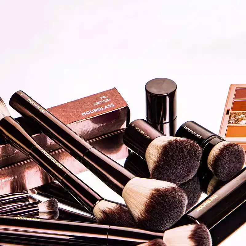 Hourglass Makeup Brush Set Maleta De Maquillaje Profesional Blush Foundation Brush Powder Eyeshadow Blending Beauty Makeup Tools