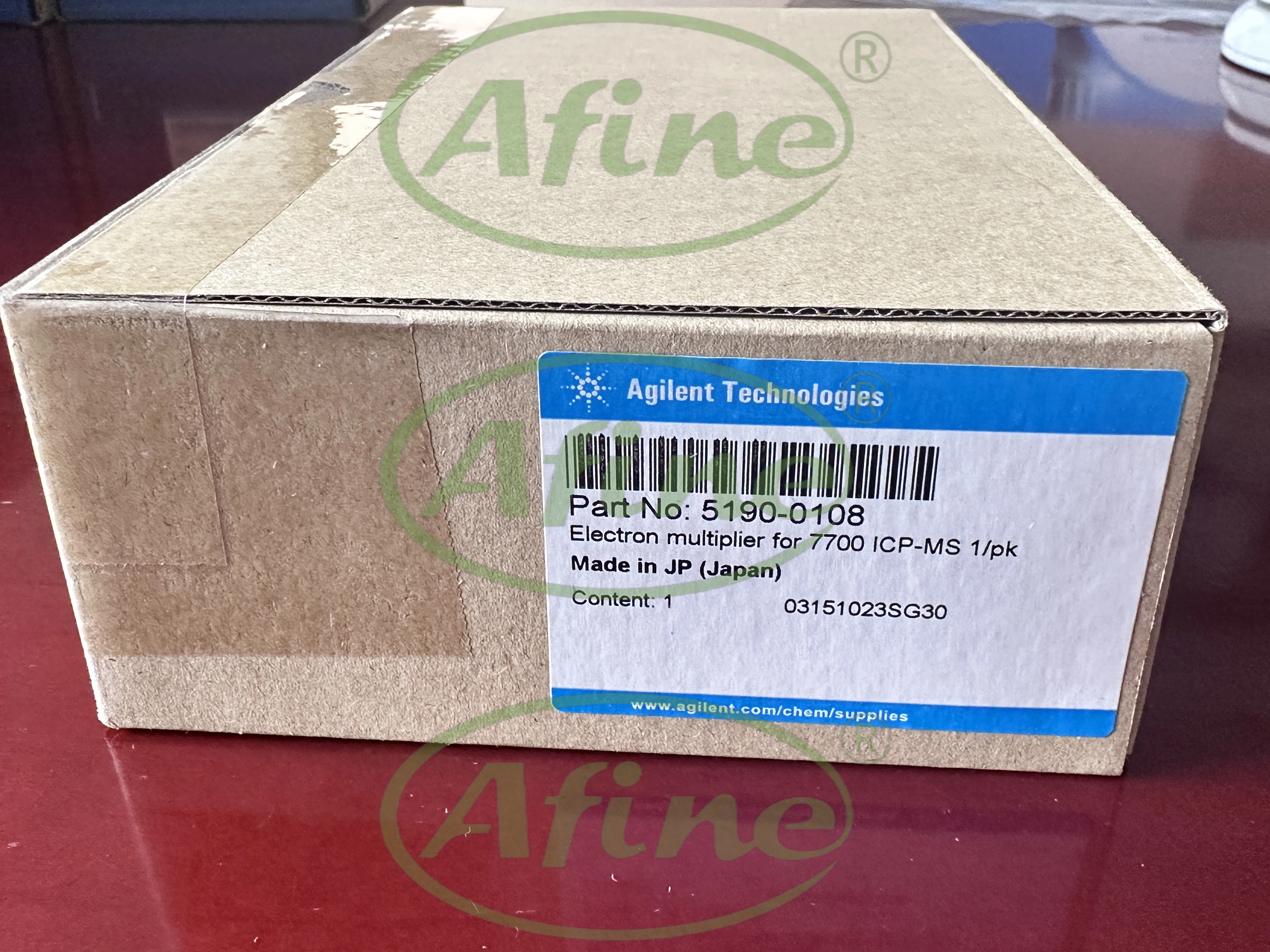 AFINE Detectores Agilent para ICP-MS, 5190-0108 Detector multiplicador de electrones 7700 ICP-MS, 5184-1983