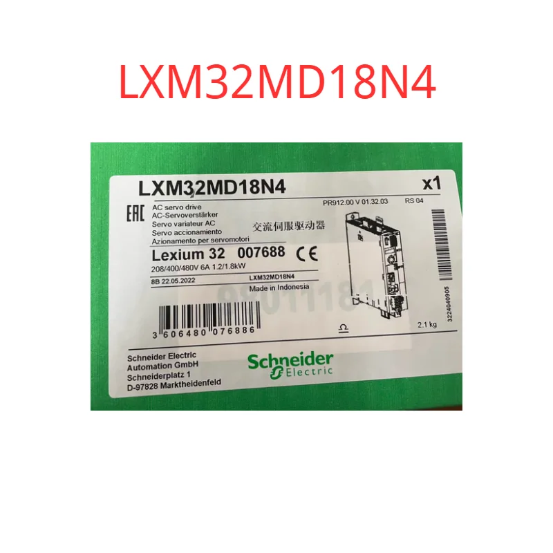 

Абсолютно новый, LXM32MD18N4, оригинальный.