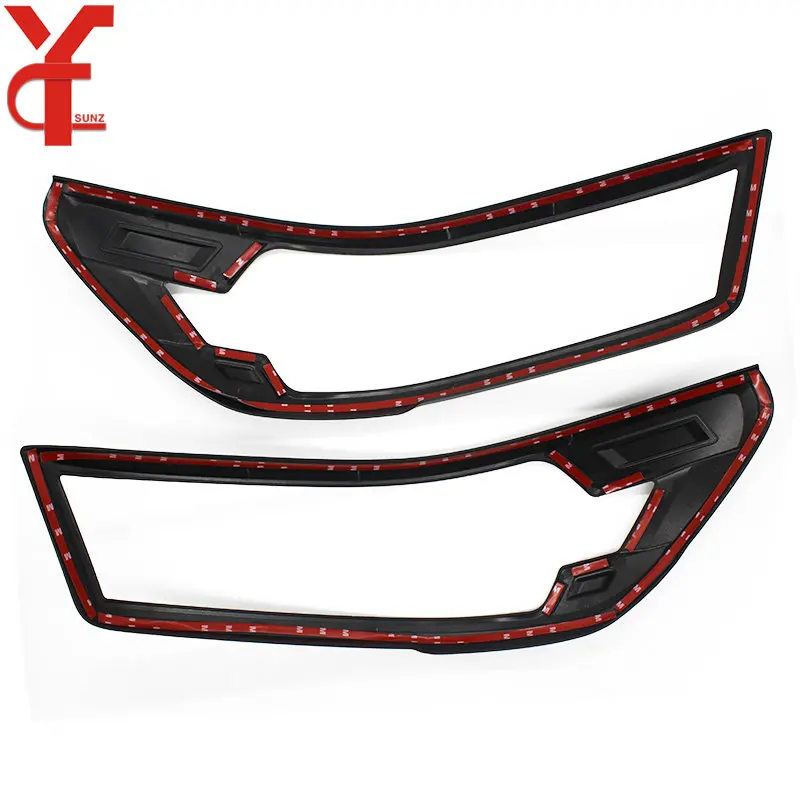 ABS Headlight Cover For Toyota Hilux Revo 4x2 2021 2022 2023 Head Lamp Lights Hoods Car Accessories YCSUNZ