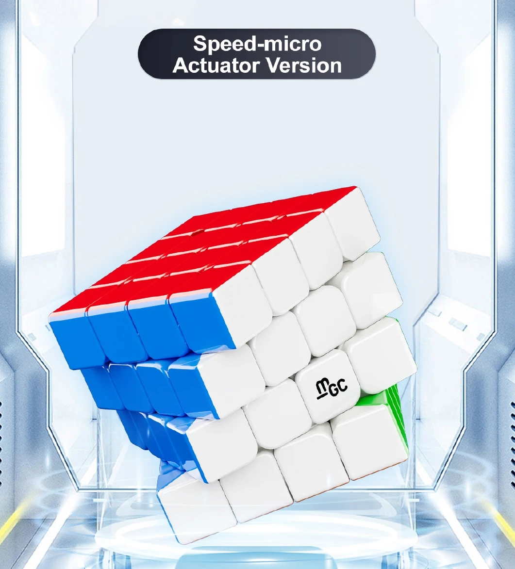 

YongJun MGC 4x4x4 Speed-micro Actuator версия Magic Cube профессиональная магнитная игрушка Cubo Magico Educationa Toys