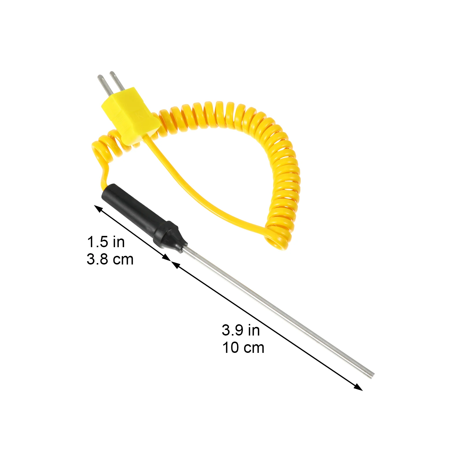 

K Type Stainless Steel Yellow Thermocouple Sensor s High K Type Thermocouple Temperature Sensor Long Life