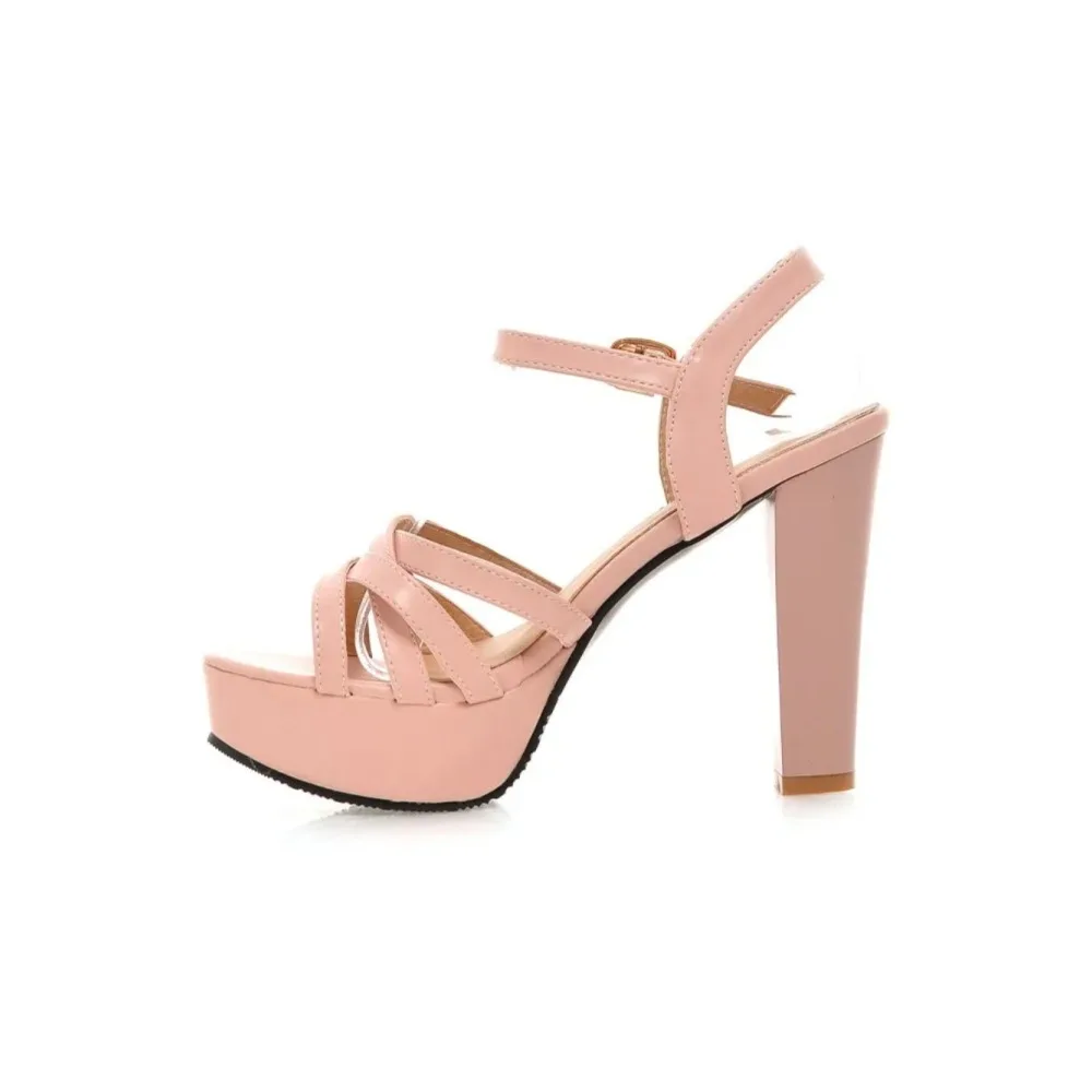 2026 Tenis Feminino Gladiator Sandals Women Sandalias Mujer Big Size 34- 45 Sandals Ladies Lady Shoes High Heel Women Pumps M62