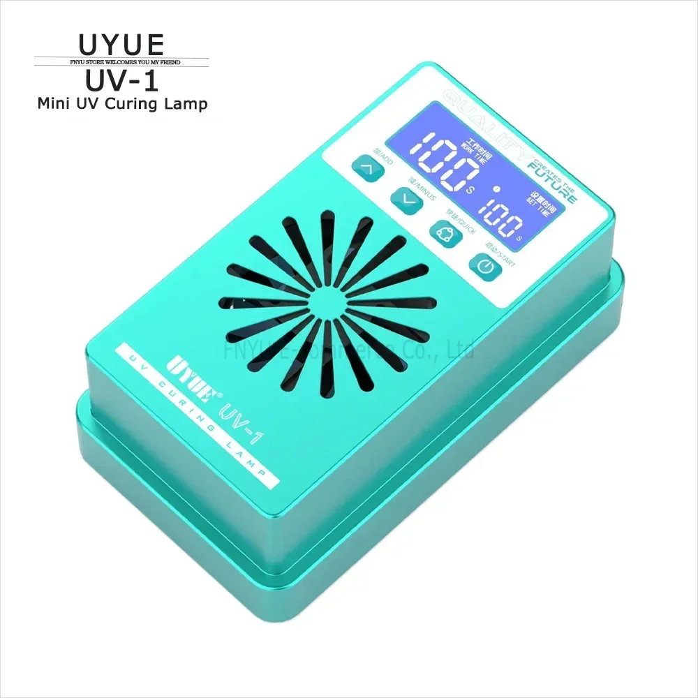 UYUE UV-1 Mini UV Curing Lamp 365NM Wavelength Strong Heating Dissipation for Mobile Phone Screen UV Fast Curing Repair Light