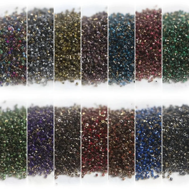 Hervorragende 1,6 mm Farbverlauf-Glaskügelchen, handgefertigte DIY-Perlen, lose Glasperlen