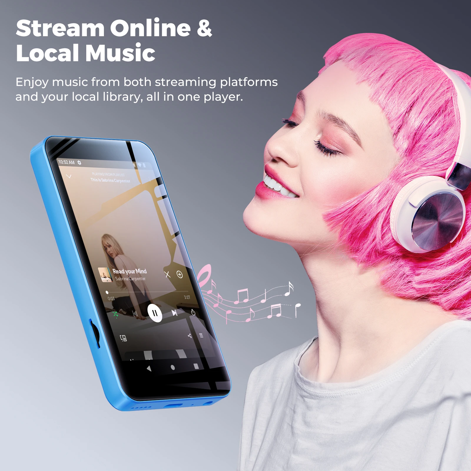 Reproductor de Música MP3/MP4  - Audio Music Store reseña y precio