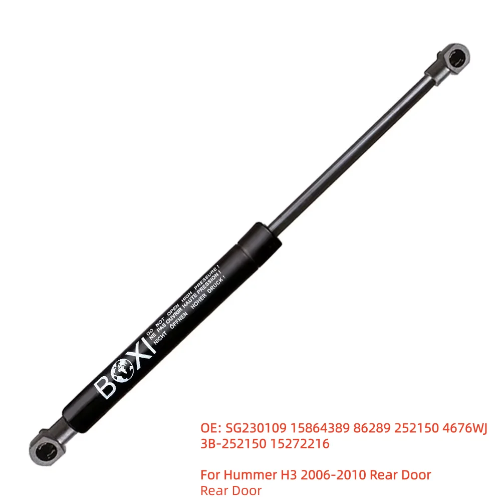 BOXI 1pcs Rear Door Lift Support Strut Shock for Hummer H3 2006 - 2010 Rear Door SG230109 15864389 Gas Springs Lift Struts