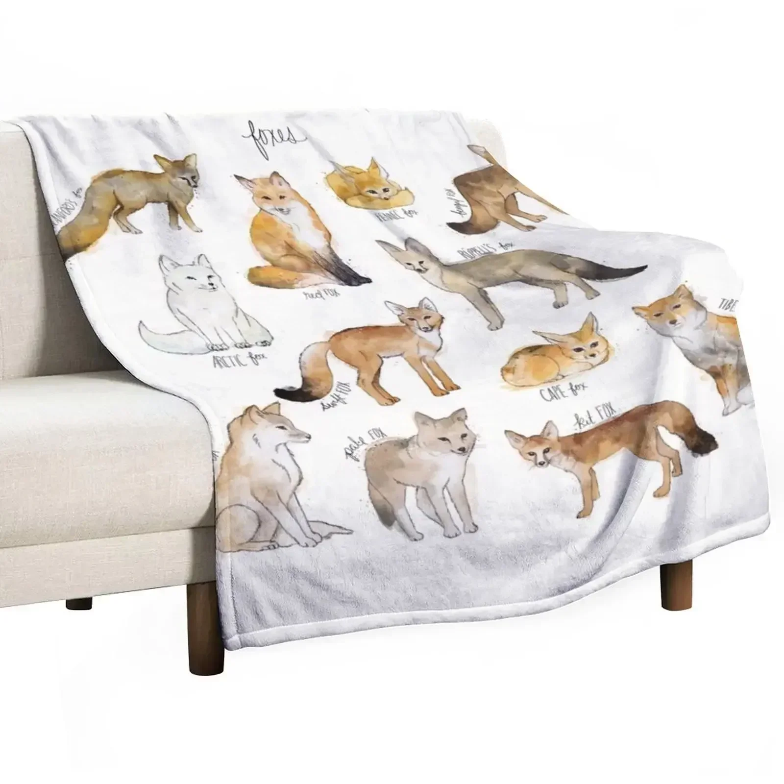 

Foxes Throw Blanket Bed covers for babies Blankets For Bed blankets ands Blankets