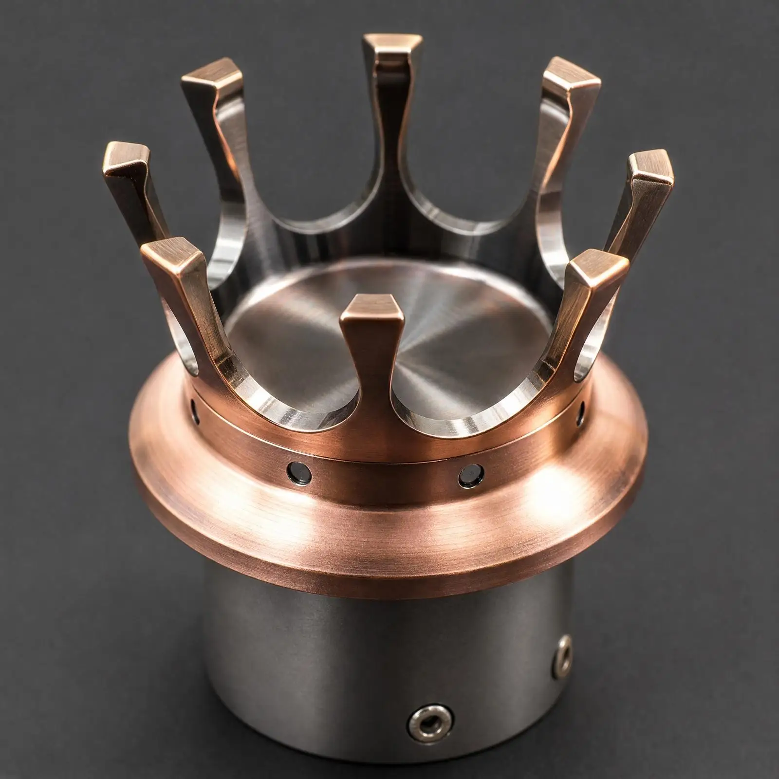 Crown Style Motorcycle Front Axle Cover Pair Aluminum Alloy Wheel Hub Cap for Compatible Harley Models Custom Part