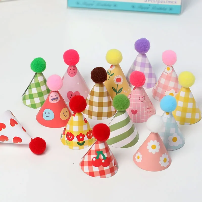 30/15pcs Mini Cake Decoration Top Hat Dessert Cake Decorating Supplies Birthday Cute Cakes Topper Wedding Cakes Topper Baking