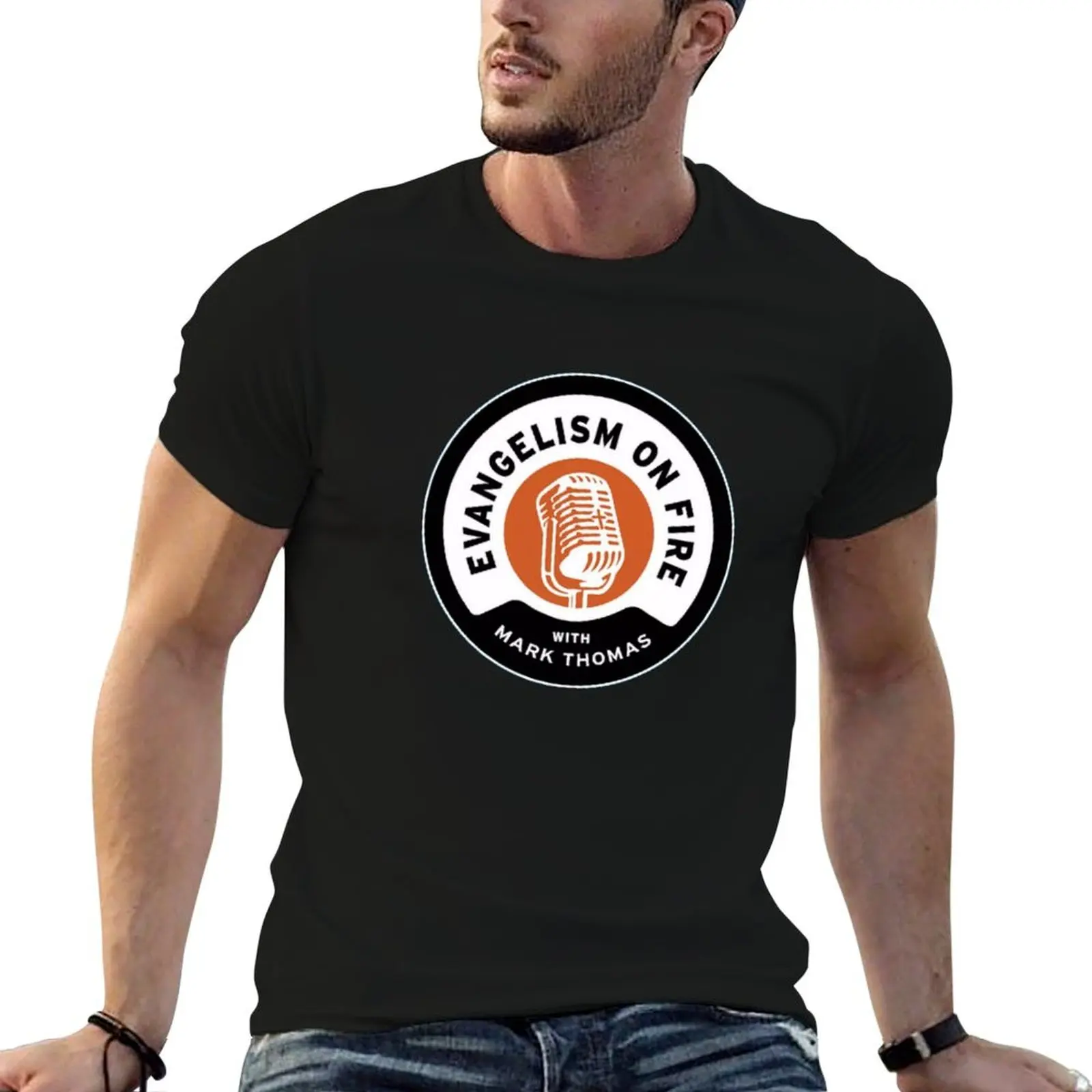 Evangelism On Fire T-Shirt Casual All Match Short Sleeve T-Shirt