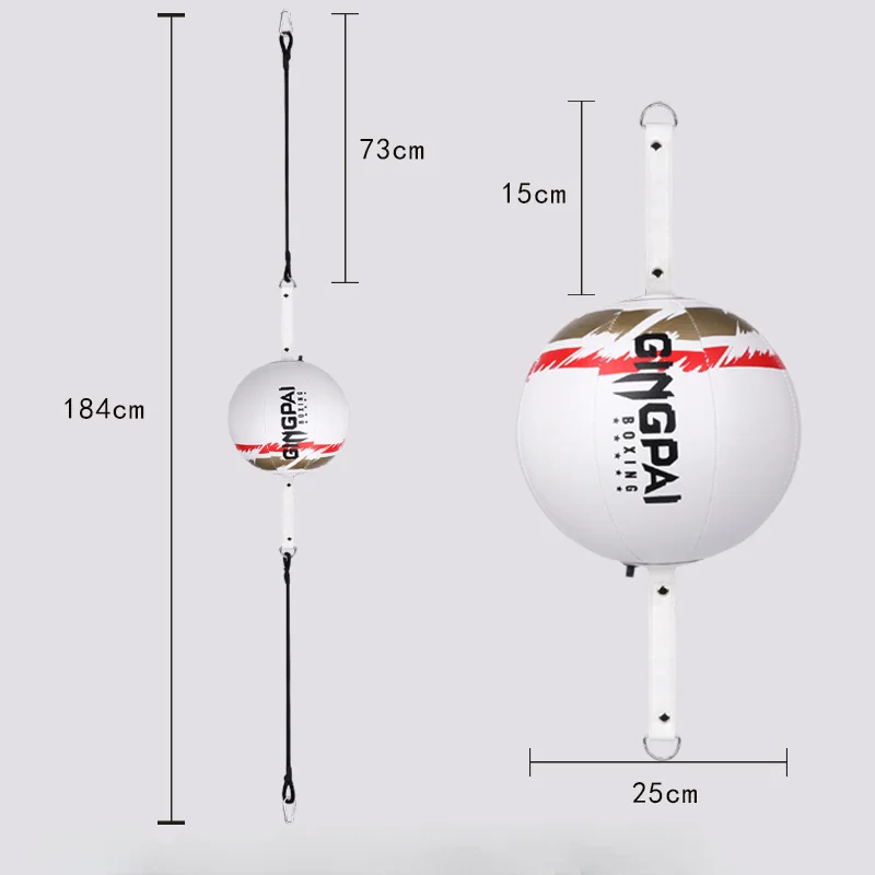 Punching Ball PU Pear Boxing Bag Reflex Double End Boxing Dodge Speed Ball Inflatable Floor to Ceiling Punching Bag