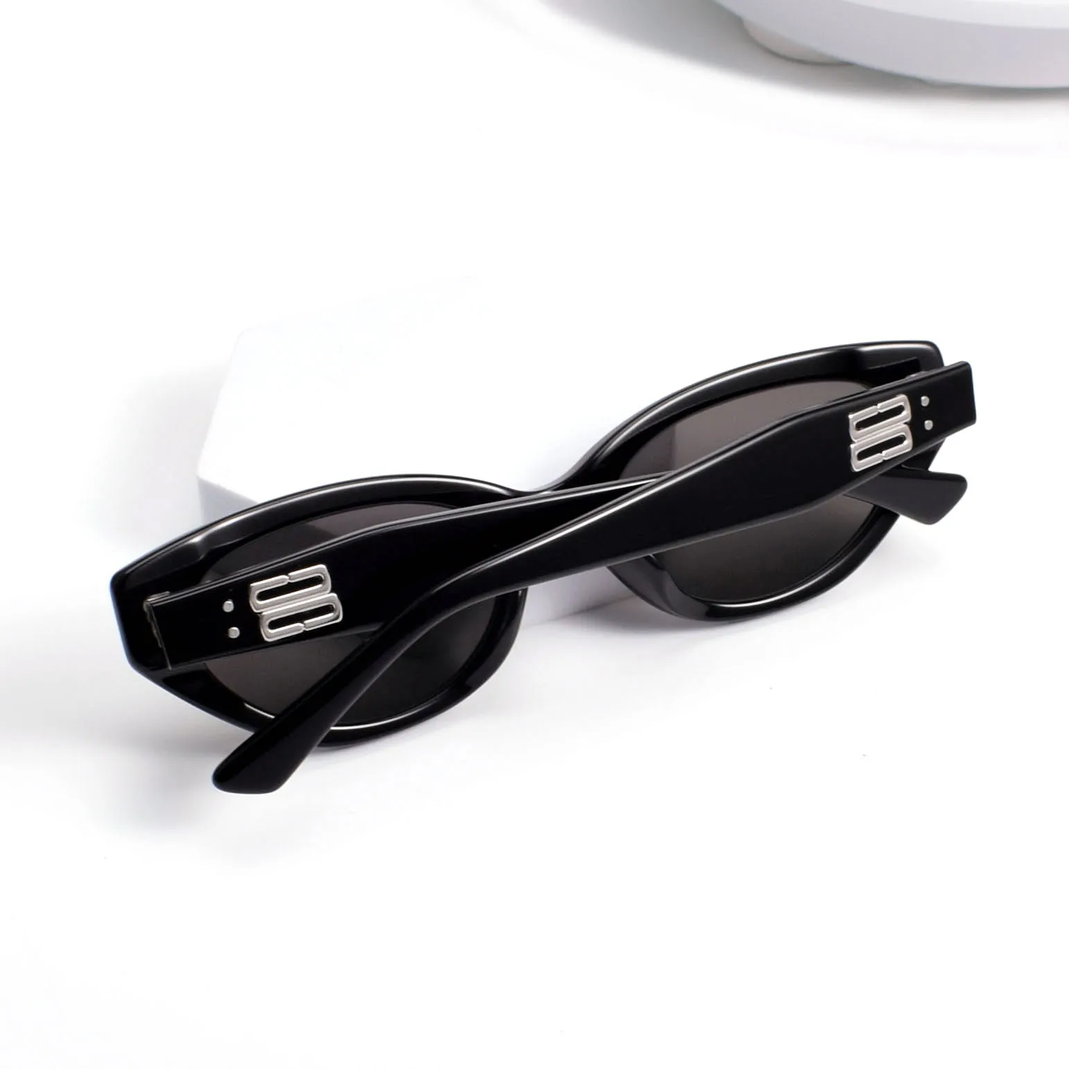 روكوكو موضة جنرال موتورز نمط عالية الوضوح حجم كبير سيدة لطيف الرجال خلات النظارات الشمسية الوحش النساء الظل UV400 نظارات شمسية