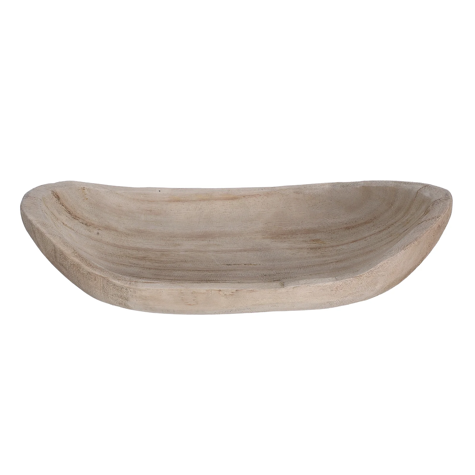 

Natural Wood Fruit Plate Minimalist Design Heat Resistant Multi Use Snack Dessert Serving Tray Decor