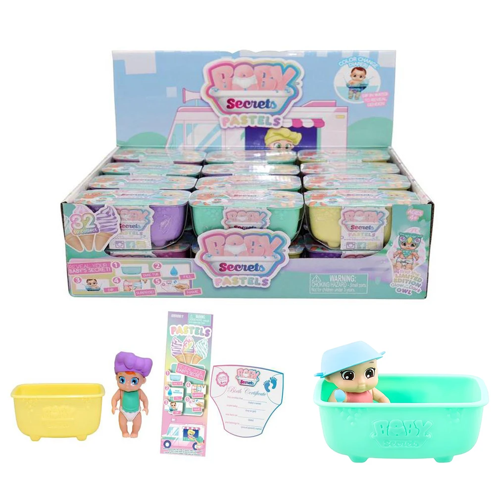 

Baby Secrets Pastels Series 7 Bath Doll Surprise Gift Blind Box Doll Original Miniatures Collection Toys Gifts Cute Blind Box