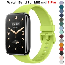Sport Watch band for Xiaomi Mi Band 7 Pro smart Wristband Bracelet Silicone WristStrap Smartwatch Correa MiBand 7pro Accessories
