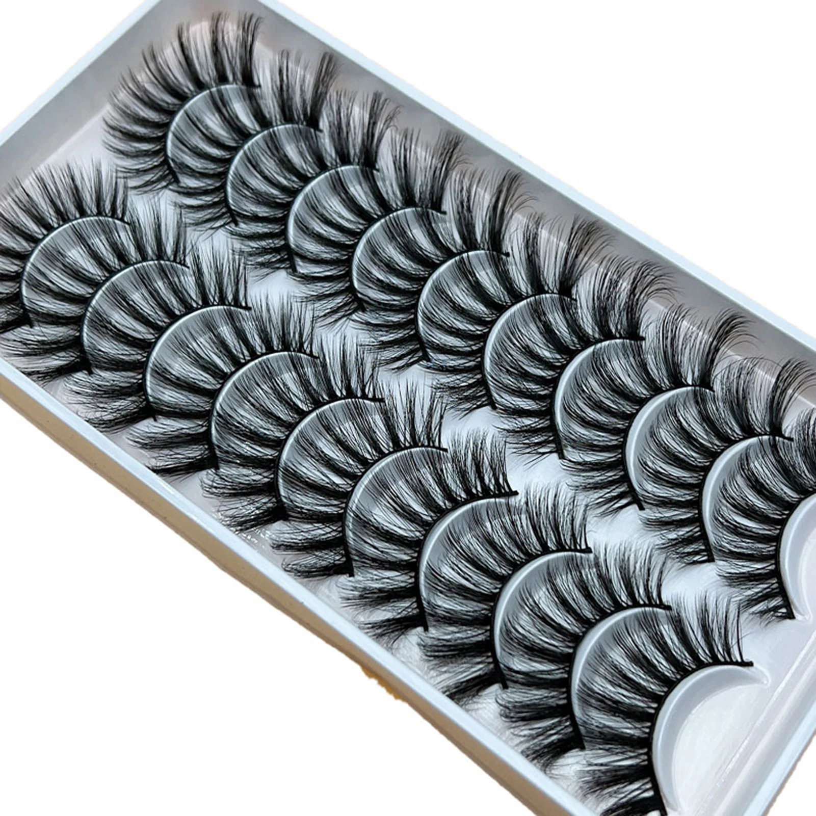 Dramatische, verdickende falsche Wimpern, wimpernverstärkende, verdickende falsche Wimpern, perfekt für das Augen-Make-up für Mädchen