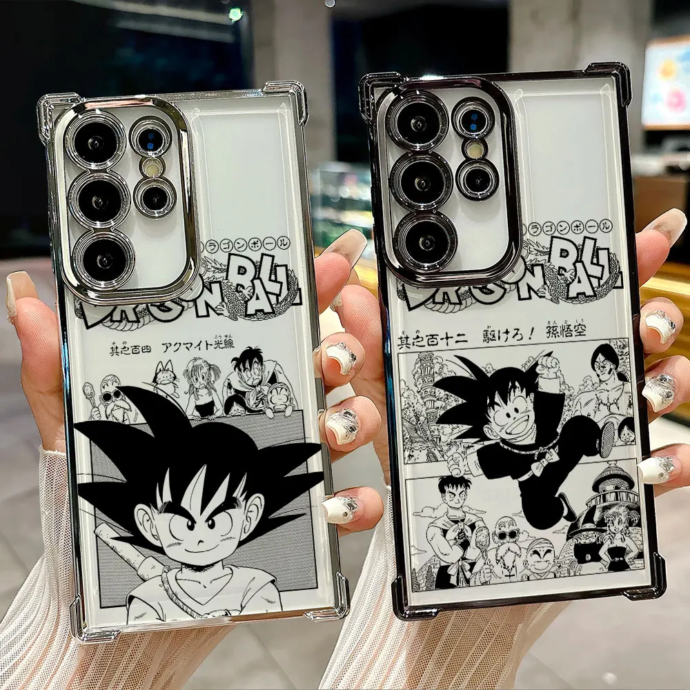 

Son Goku Dragon Balls Manga Coque For Galaxy S26 Ultra Phone Case For Samsung S26 S25 S24 S23 S21 Ultra S20 FE S25 Plus 5G Cover