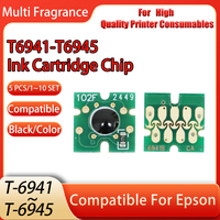 5 PCS/1~10 SET T6941~T6945 Ink Cartridge Chip For Epson SureColor T3000 T3070 T3200 T5200 T7200 T3270 T5270 T7270 T5000 Printers