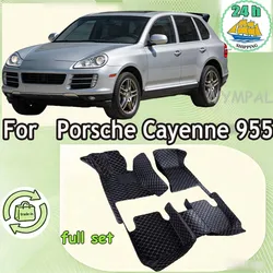 Custom Car Floor Mats for Porsche Cayenne 955 2006 2007 2008 2009 2010 All model auto Rug Carpet Footbridge accessories styling