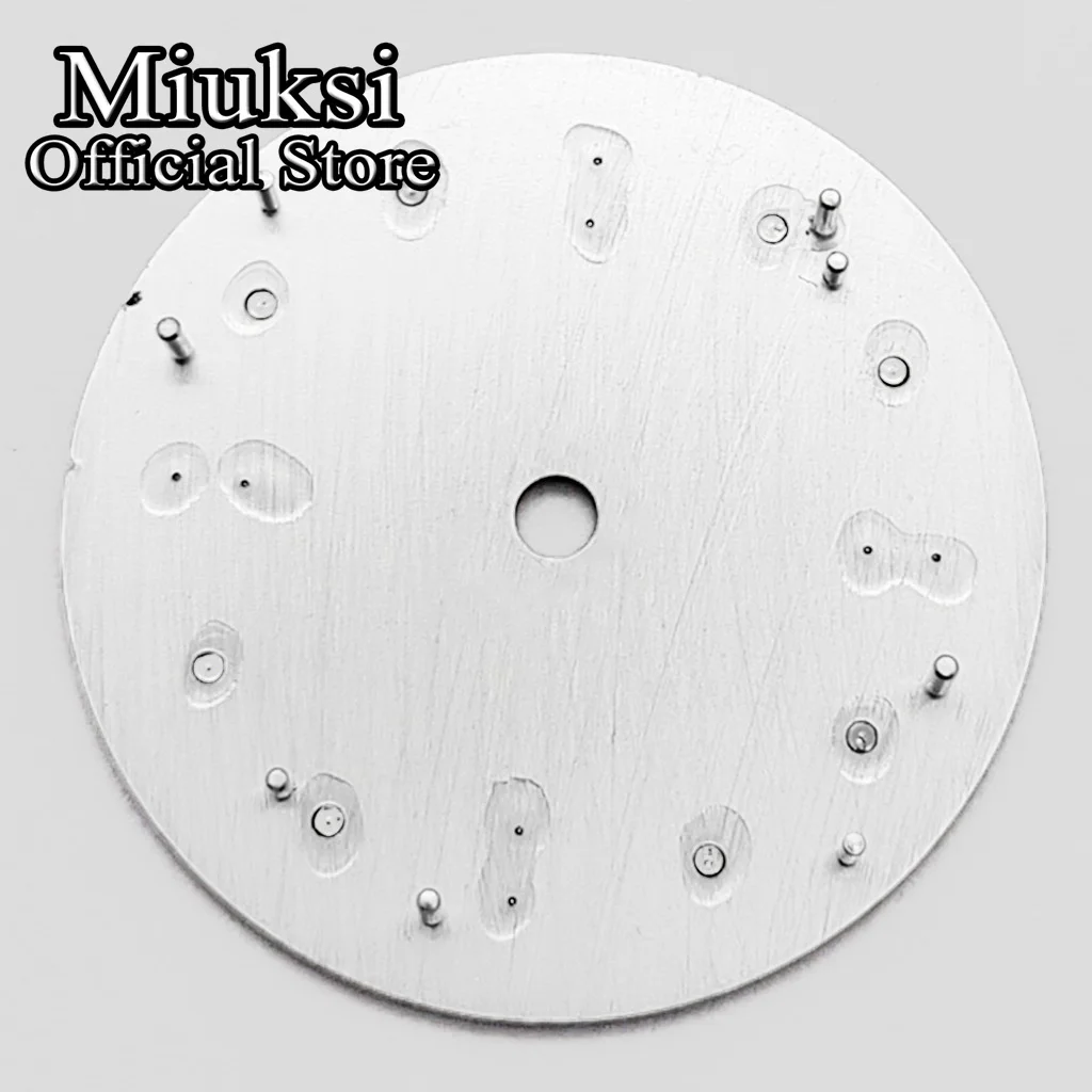Miuksi 29mm Uhrenzifferblatt, leuchtend, passend für Uhrwerke VH31 NH35 ETA2824 2836 Mingzhu DG2813 3804 Miyota 8205 8215 821A. – Detail 6