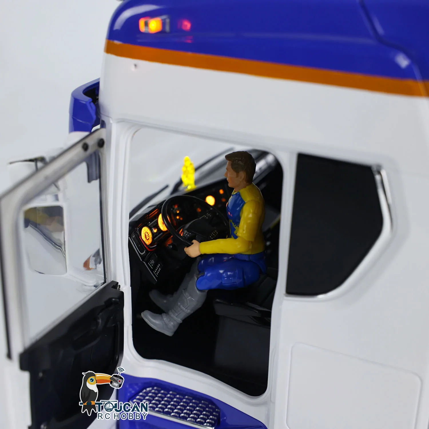 Metal 6x6 1/14 Control remoto DIY Tractor RC Trcuk caja de cambios de 2 velocidades ST8 sonido pintado acabado coche vehículo luz juguetes THZH2043